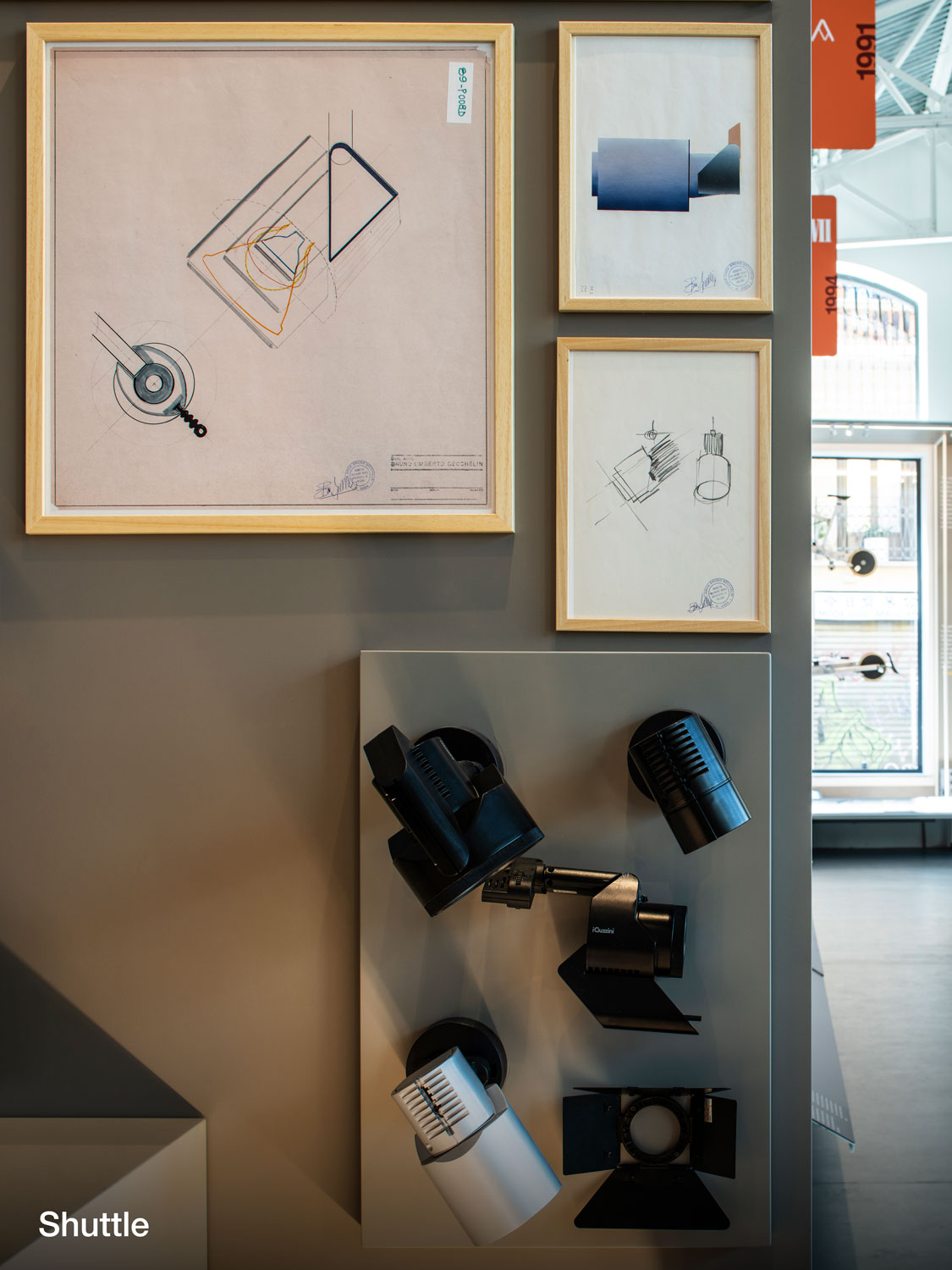 The iGuzzini Compasso d’Oro winners on display at the ADI Design Museum